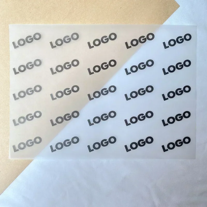 Kraft Soap Label - Transparentes Geschenkpapier mit individuellem Logo, 50/100
