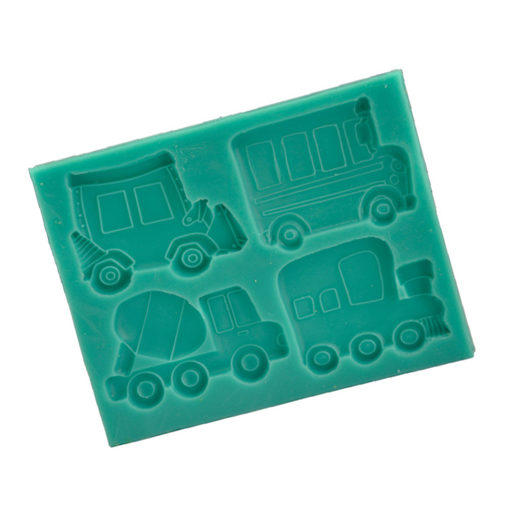 Soap Making Homemade - 1 Stück Kreative Fahrzeug-Silikon-Backform für Selbstgemachtes