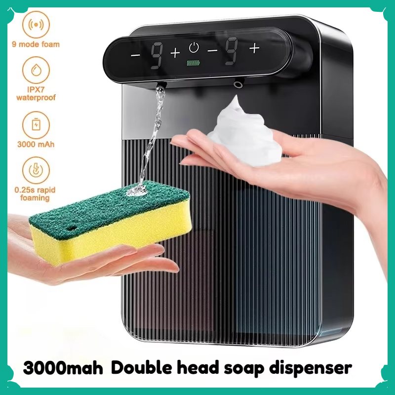 Soap Making Machine - Automatischer Schaumseifenspender mit Smart-Display, berührungsloser Sensor,