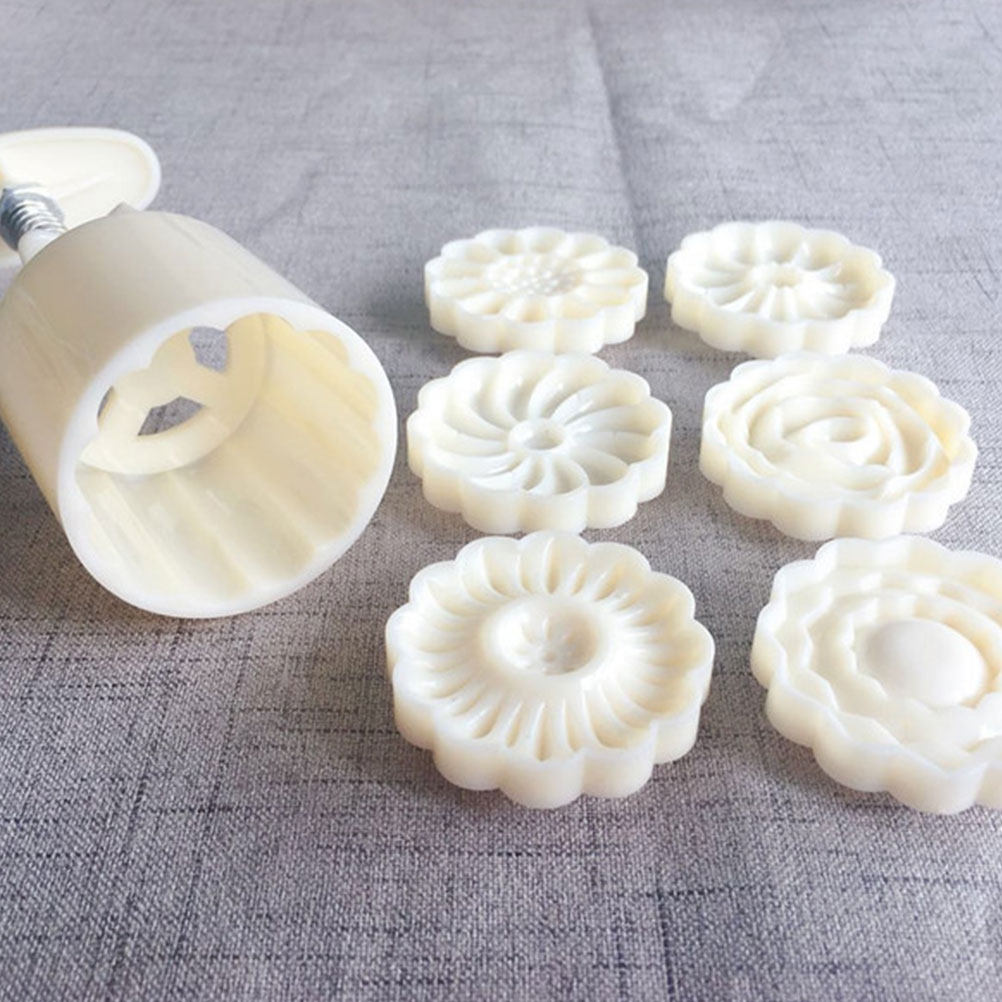 Soap Making Homemade - 2 Sets Lebensmittelgeeignete ABS-Mondkuchenformen für Selbstgemachte