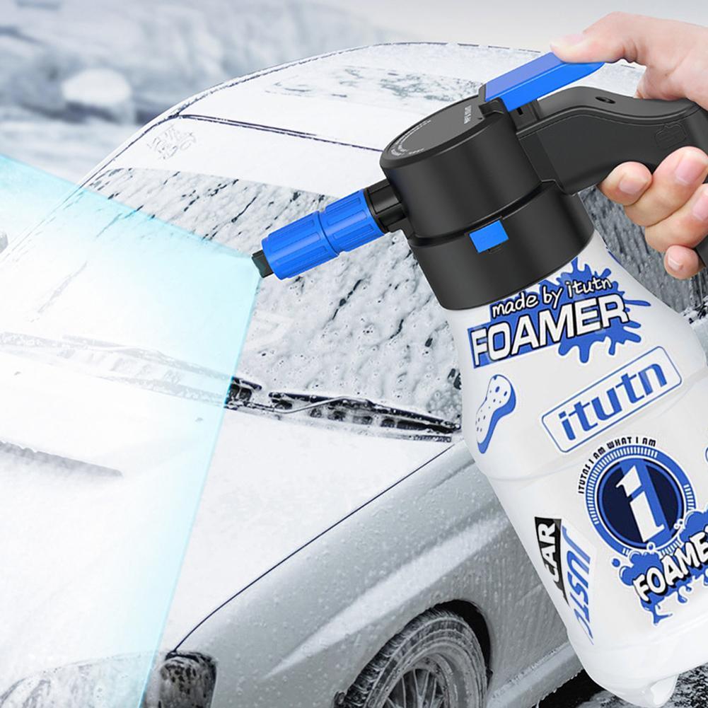 Soap Making Machine - Elektrischer Schaumsprüher für Autowäsche, Professioneller Schneeschaumkanonen-Generator,
