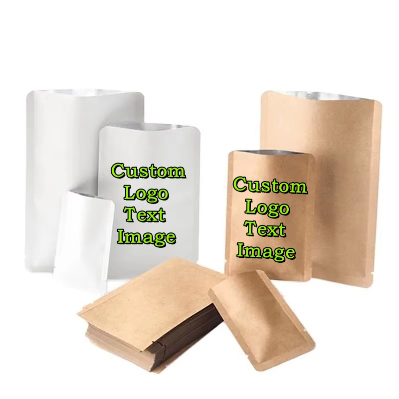 Kraft Soap Label - 200PCS Kraft/Weiß Papier Top Offen Beutel