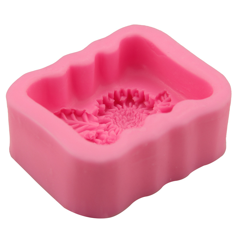 3D Quadratische Blume Silikon  – Soap Making Homemade Bewertung und Preis