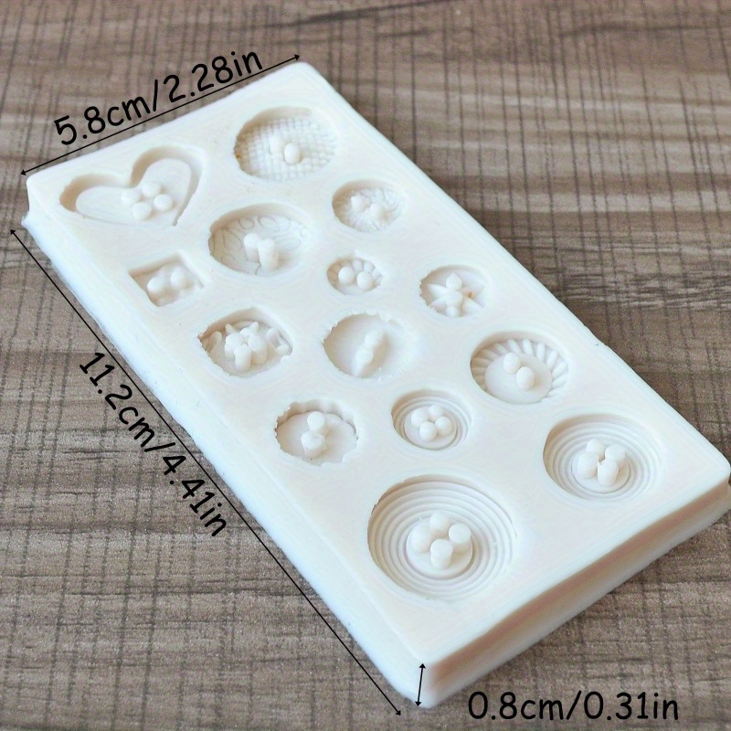 Knopfförmige Silikonform für S – Soap Making Name Bewertung und Preis
