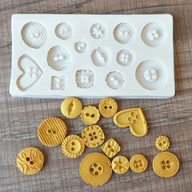 Knopfförmige Silikonform für S – Soap Making Name Bewertung und Preis