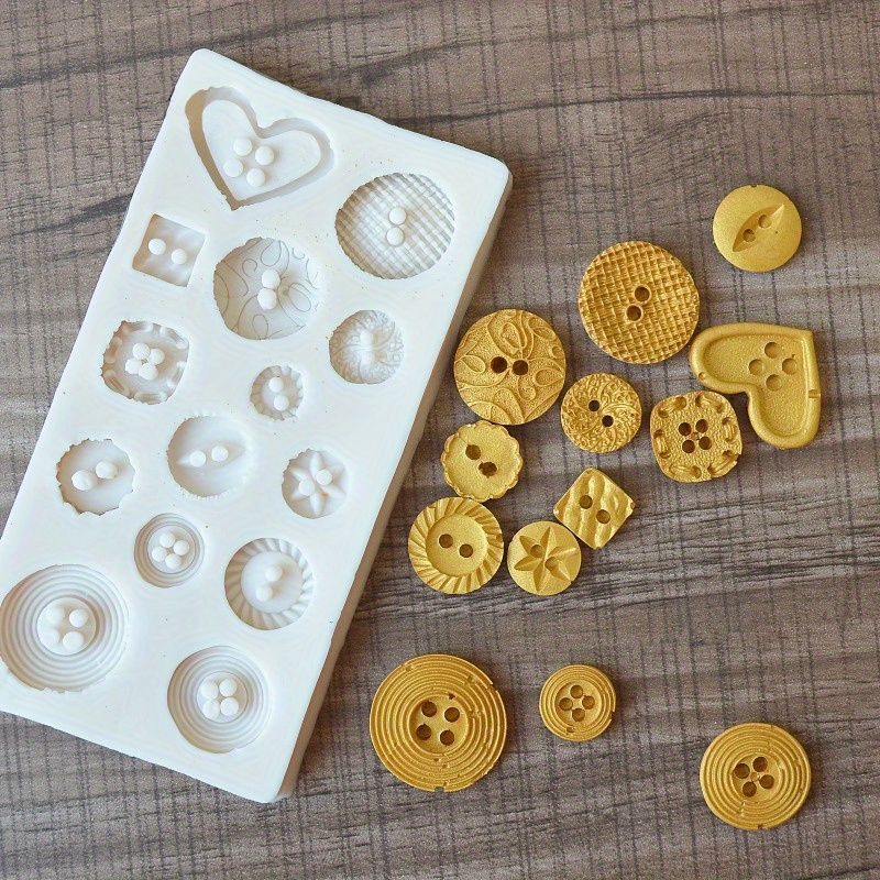 Knopfförmige Silikonform für S – Soap Making Name Bewertung und Preis