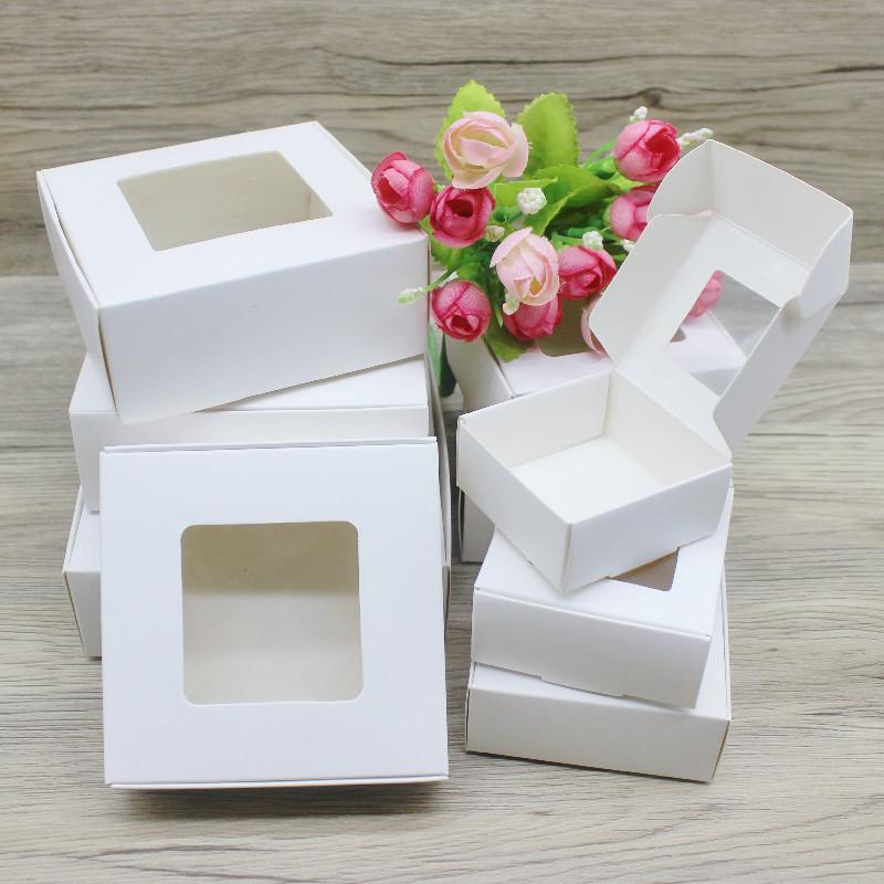 10 quadratische weiße/Kraft-Fe – Kraft Soap Label Bewertung und Preis