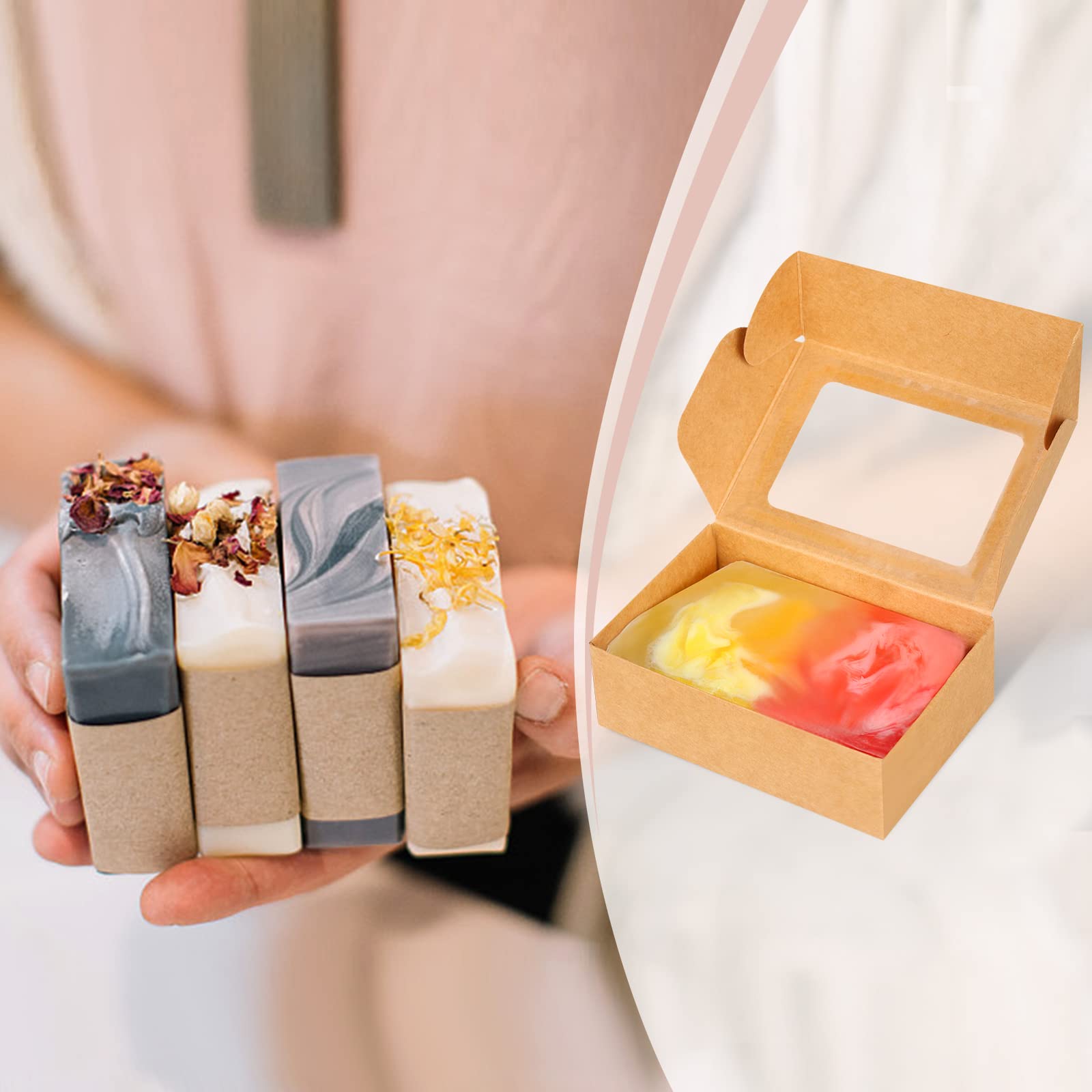 50 Stück Mini-Kraftpapierboxen – Kraft Soap Label Bewertung und Preis